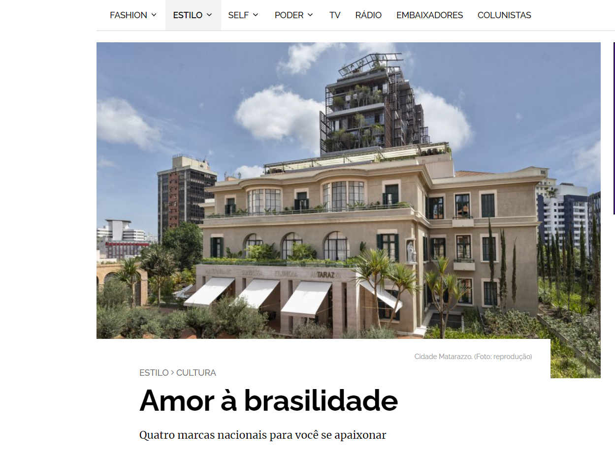 TOPVIEW: Amor à brasilidade