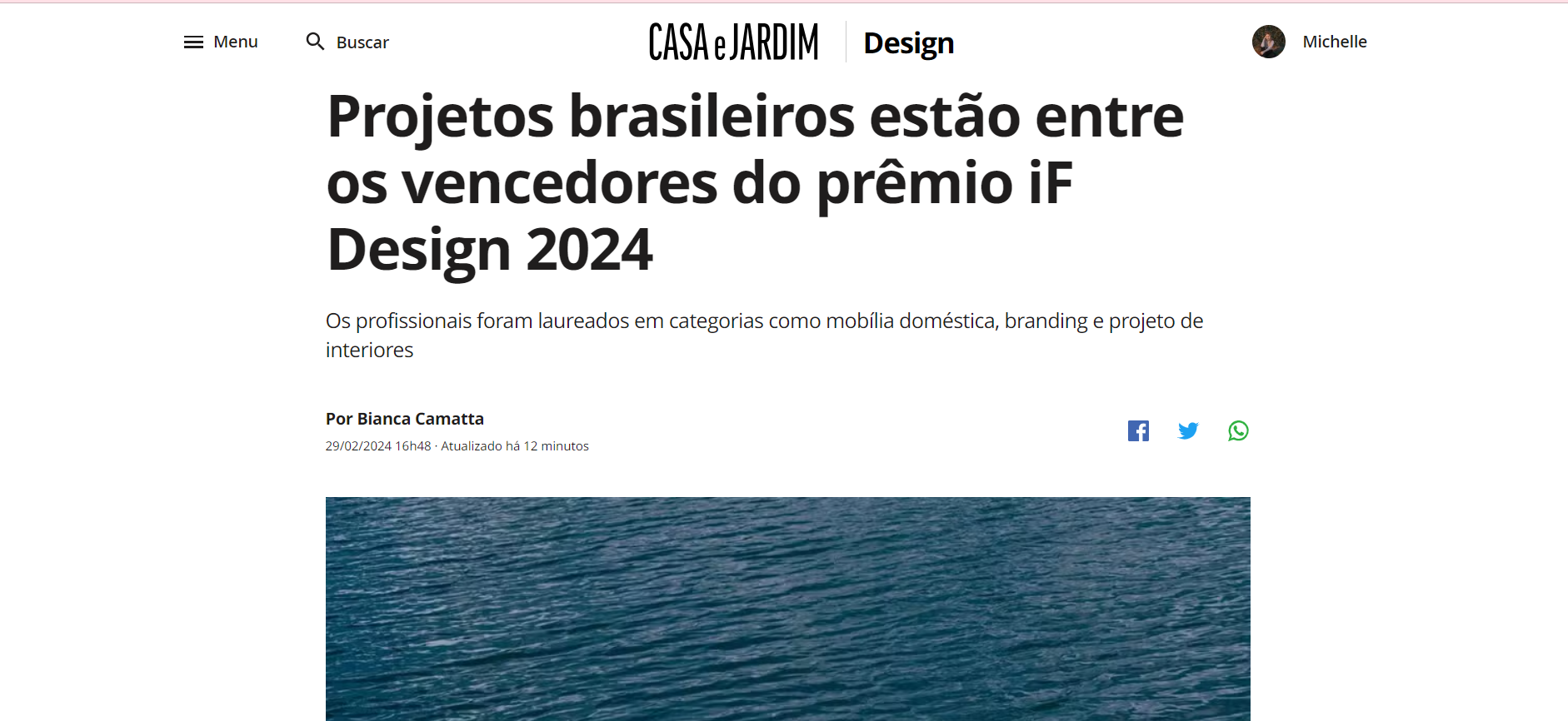 Revista Casa e Jardim: Projetos brasileiros estão entre os vencedores do prêmio iF Design 2024